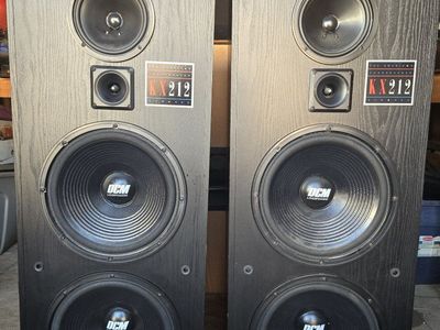 DCM KX212 Loudspeakers Home Audio Stereo Speakers (Pair)