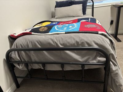 Barely used twin bed