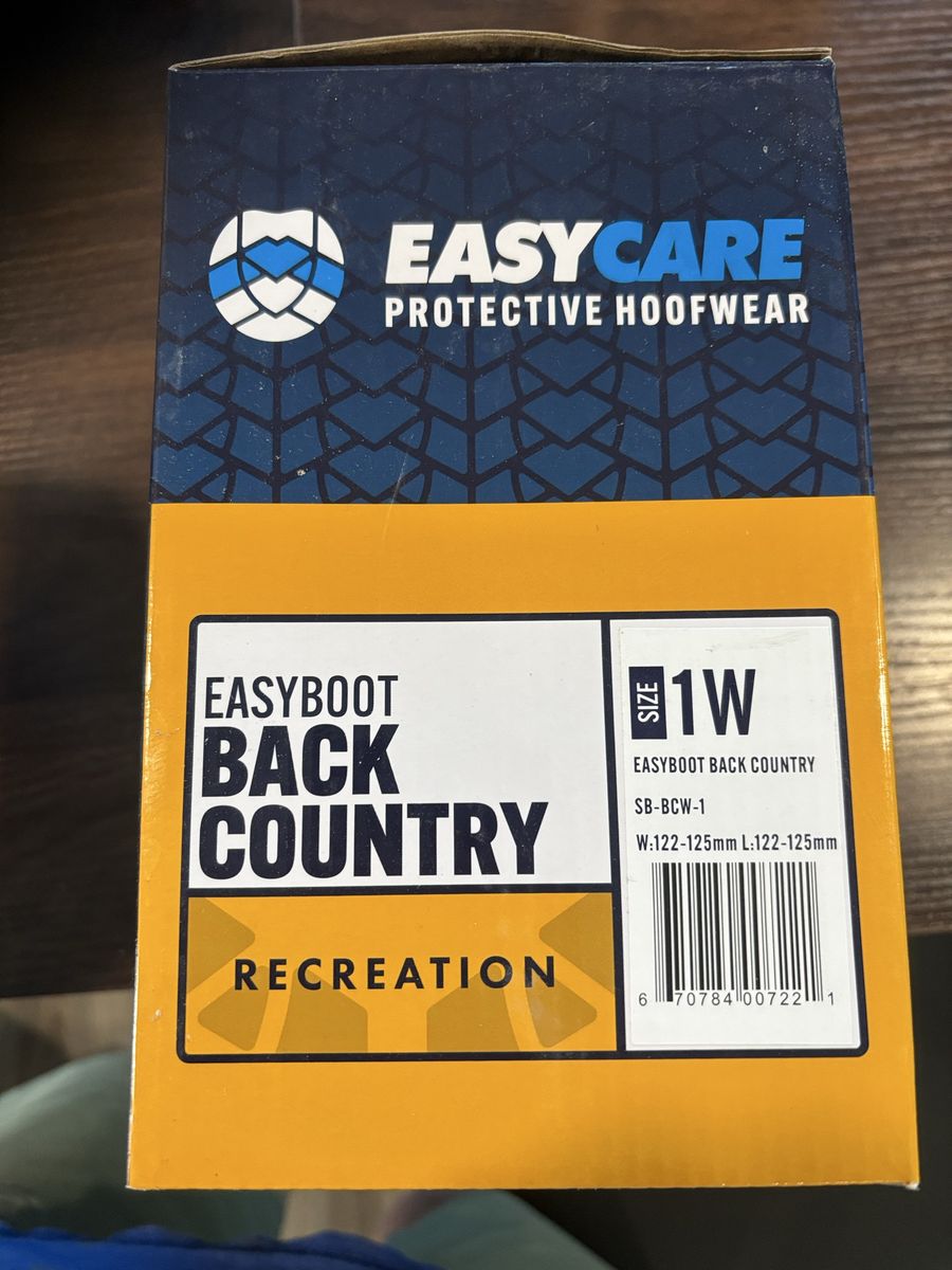 EasyCare Easyboot Back Country Protective Hoofwear Size 1W