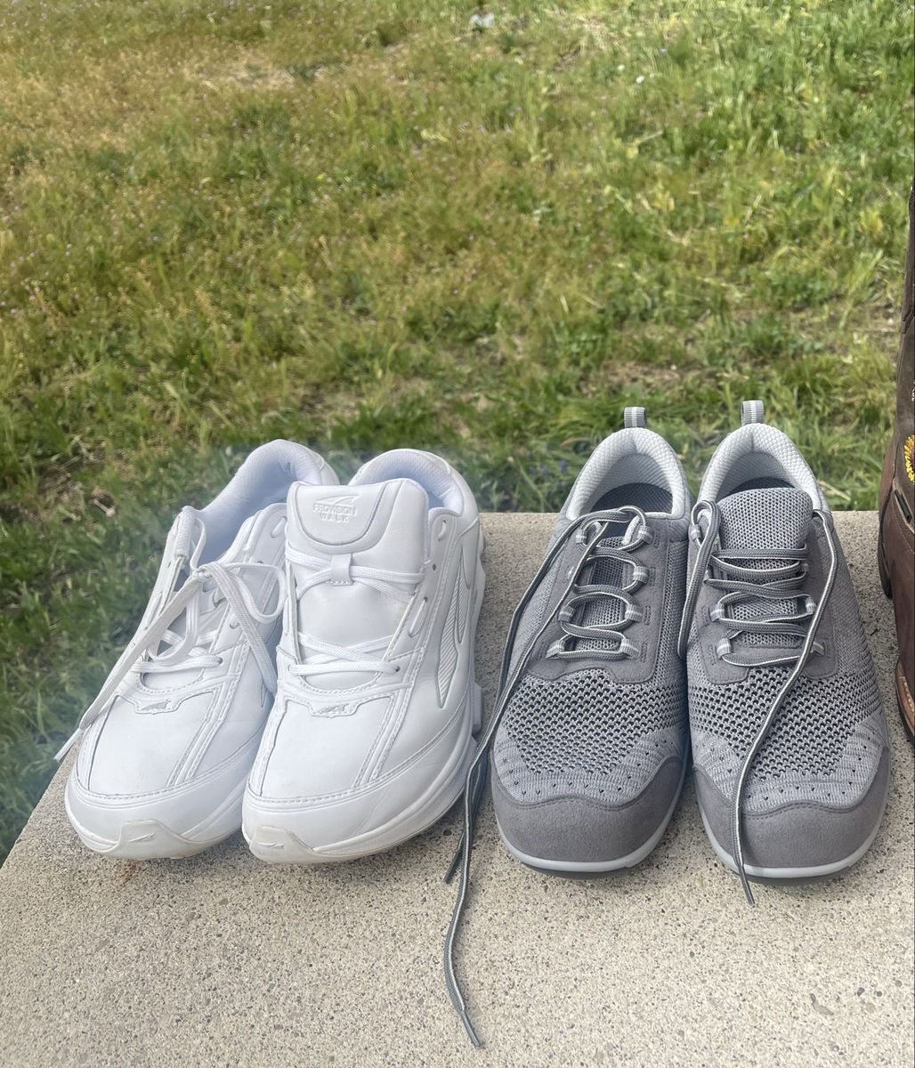 2 pairs  women’s shoes. Size 10