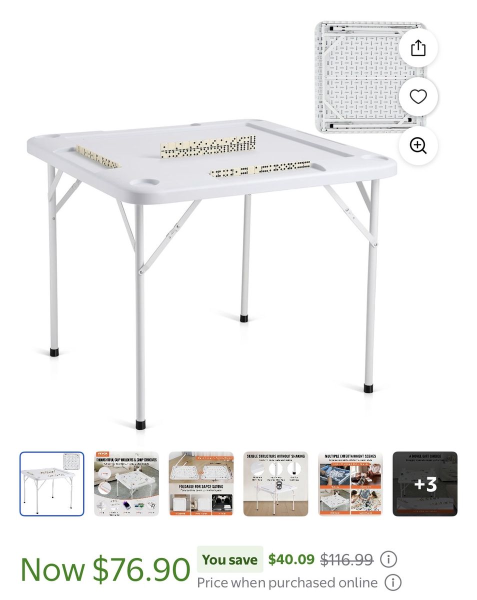 Vevor Mahjong table, new!