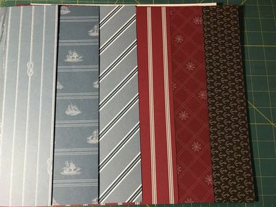Stampin Up Designer Series Paper Nautical Expedition 12 Sheets 12in x 12In