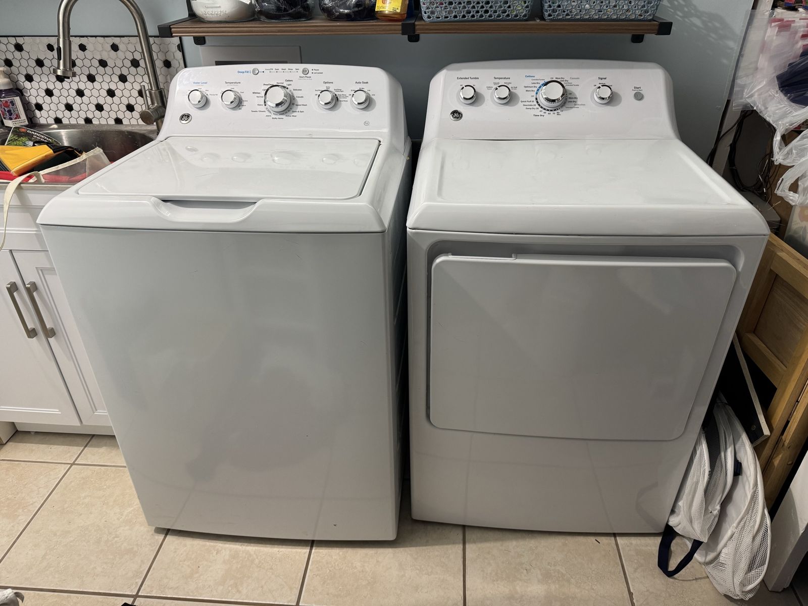Washer Dryer (Electric) Set -GE