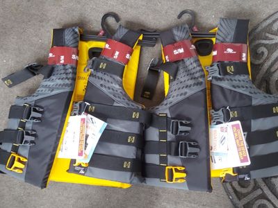 Brand new size s/m life jackets $35 each