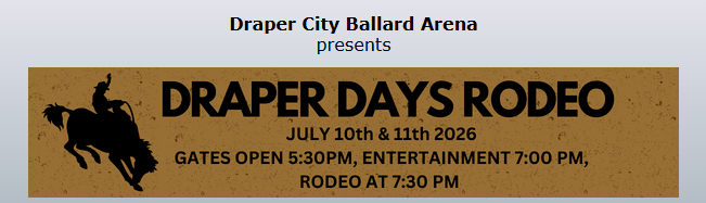 Draper Days Rodeo Tickets July 11th