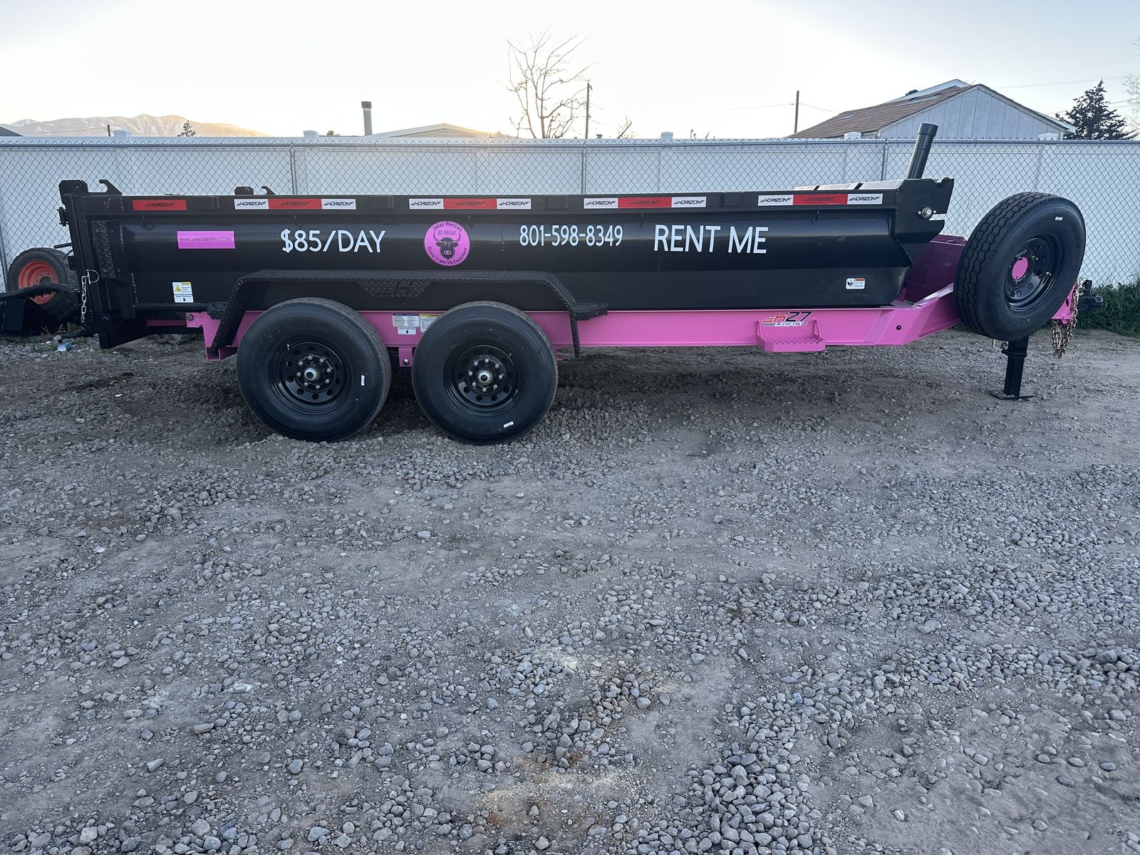 Dump Trailers For Rent (7x14, 6.5x12)