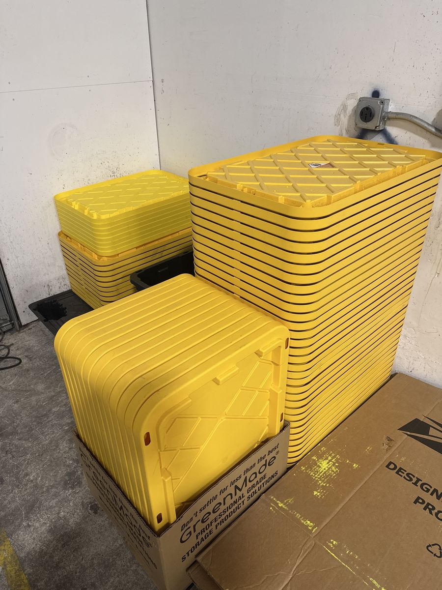 Storage bin lids ~60