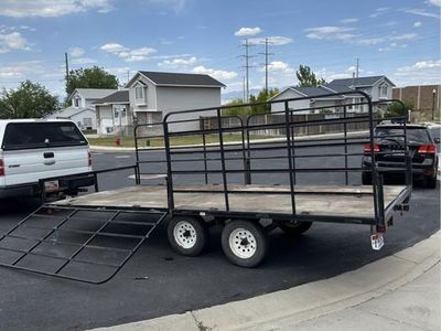 7x16 double axle trailer