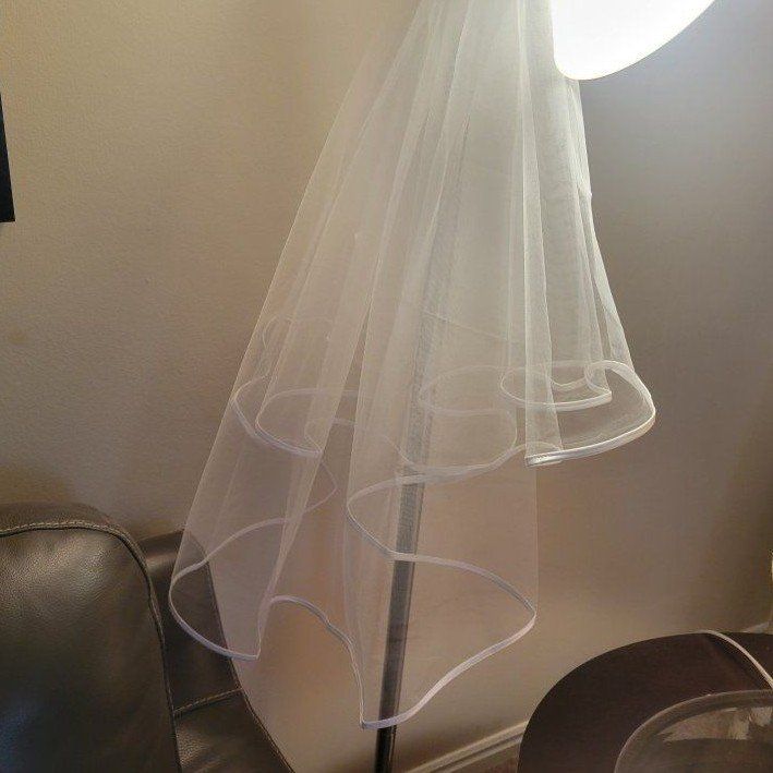 White Wedding Veil