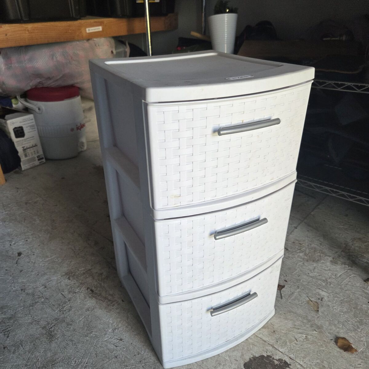 Sterilite 3-Drawer Plastic Storage Cabinet OBO