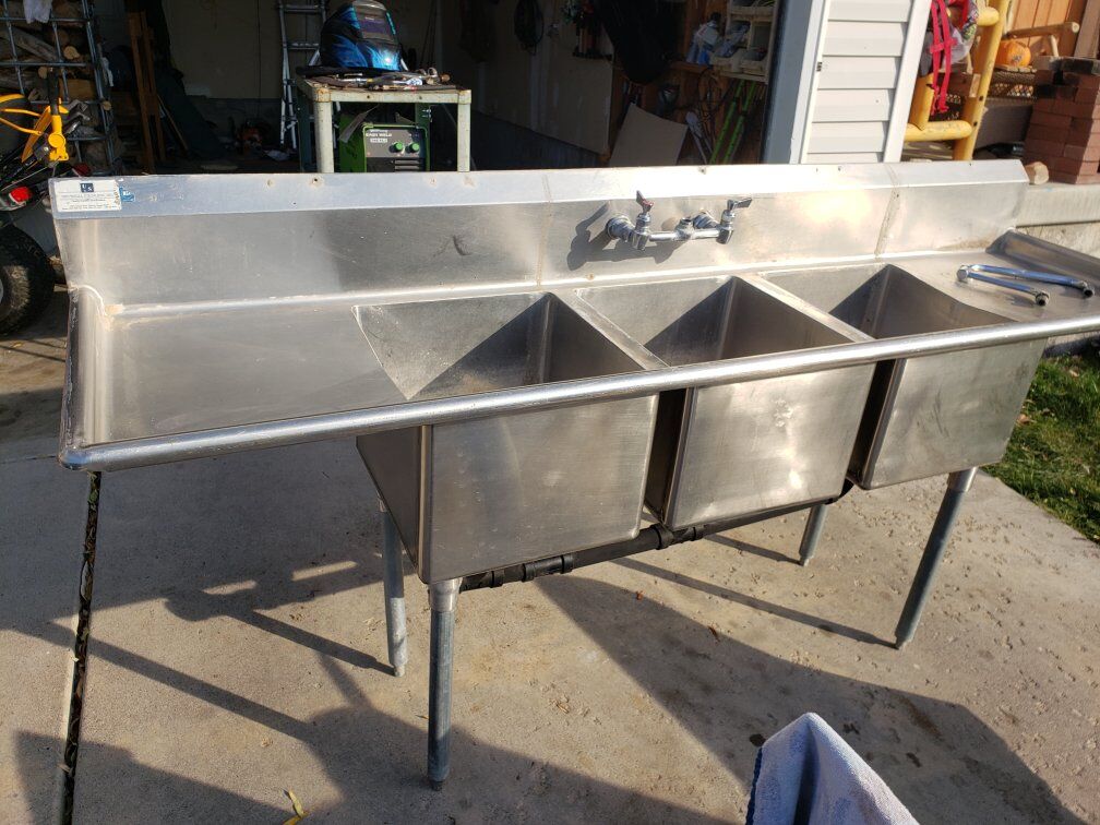 stainless steal sink