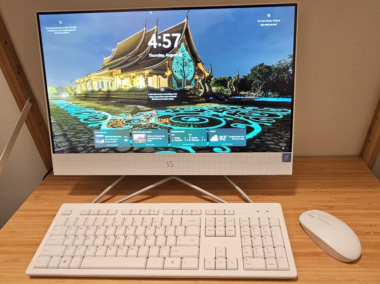 HP 21.5" All-in-One PC, Intel Pentium Desktop Computer