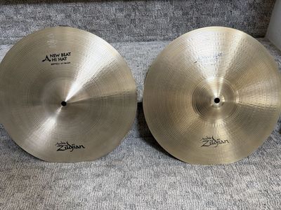 ZILDJIAN “A” NEW BEAT HI-HAT CYMBALS
