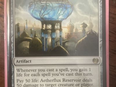 Magic: The Gathering Aetherflux Reservoir Kaladesh KLD 192/264 R Artifact Trading Card