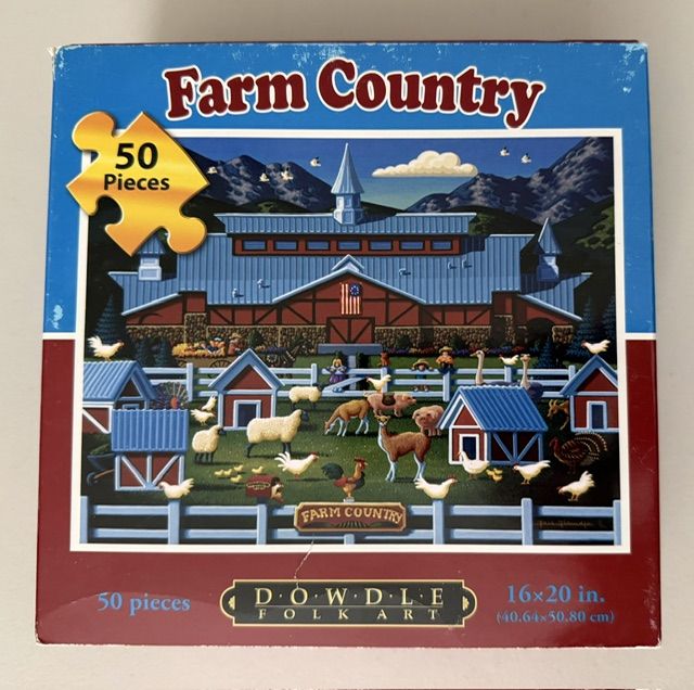 Dowdle Farm Country Barn Animals 50 Piece Jigsaw Puzzle