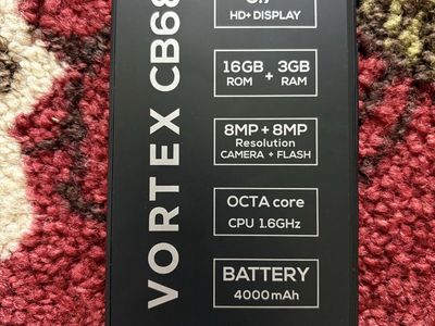 Vortex CB68 Android 14 Smartphone, 6.7" HD+ Display, 16GB ROM, 3GB RAM, 8MP Camera