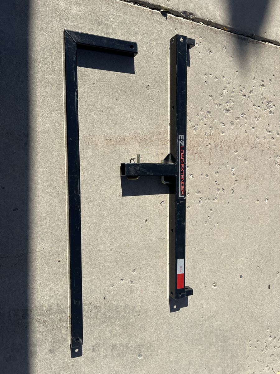E-Z Load Extender Heavy Duty Steel Hitch Mounted Truck Bed Cargo Extender
