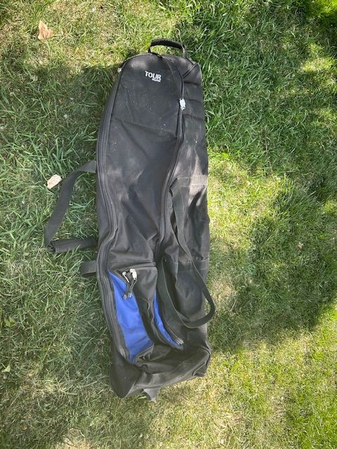 Rolling Travel Golf Bag Carrier
