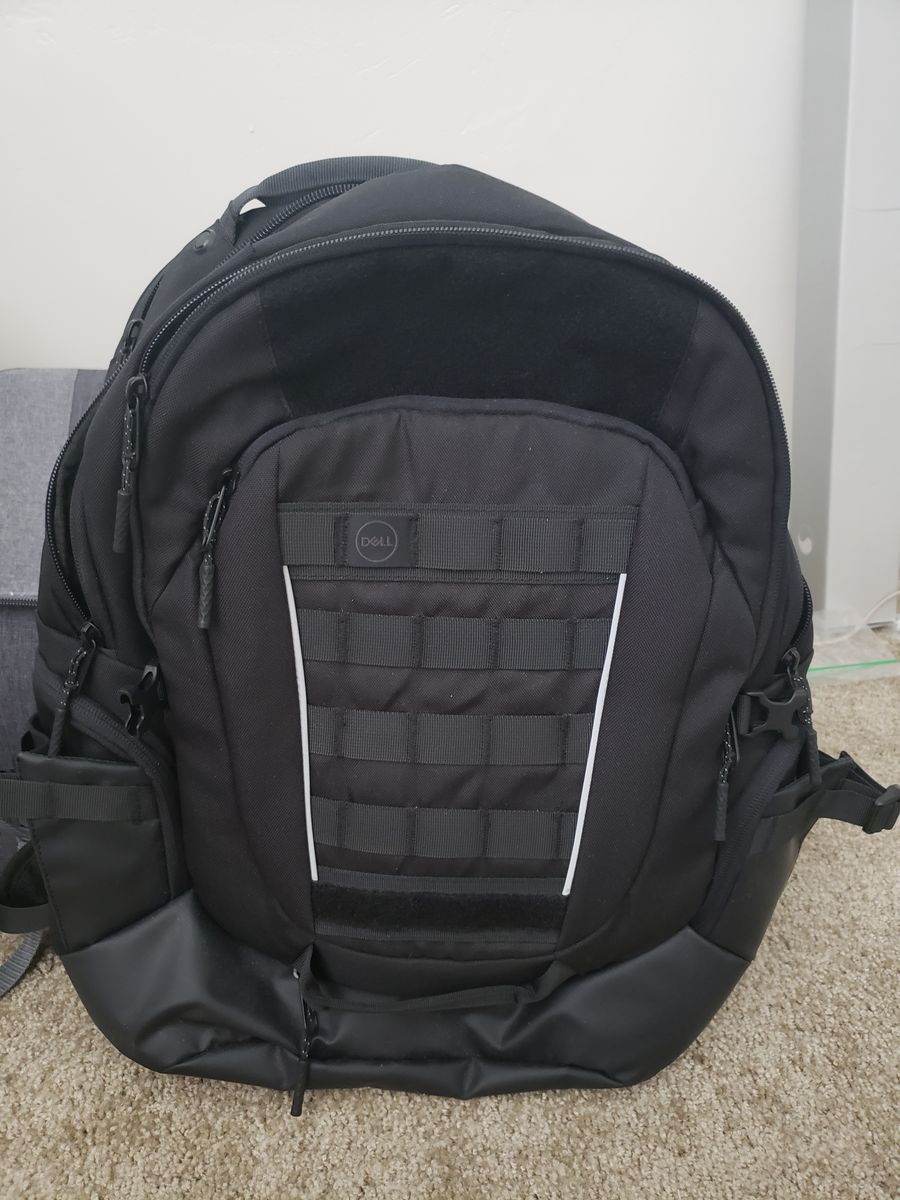 Dell Black Professional Laptop Backpack and Briefcase Set