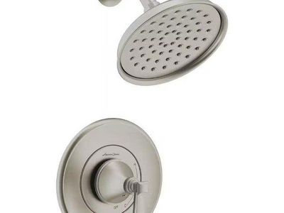 American Standard Rumson Brushed Nickel Shower Faucet Set - WaterSense, (NEW)