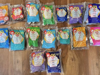 McDonald’s TY Teenie Beanie Babies 2000 Collection – 18 Sealed (Missing Only #6 & #11)