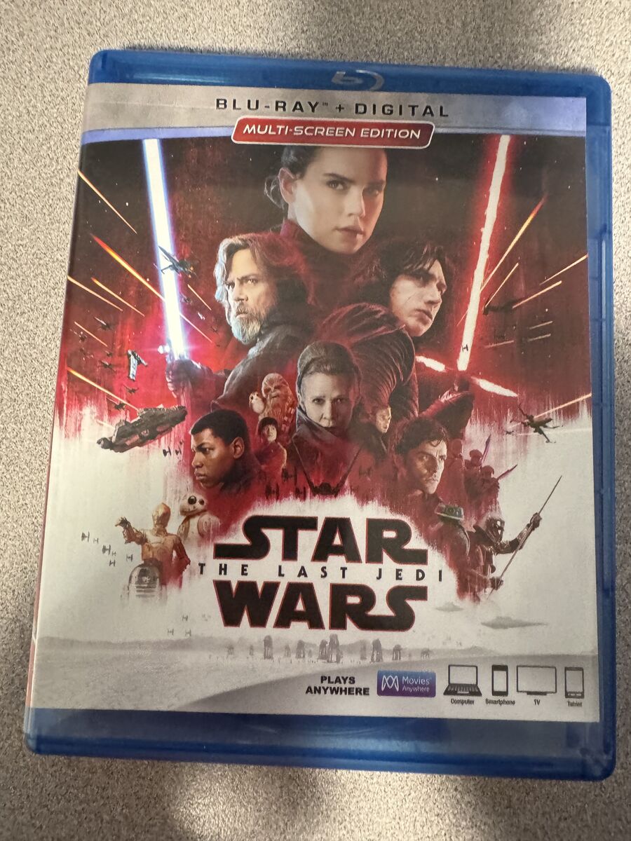 Star Wars VIII - The Last Jedi Blu-Ray (Blu-Ray Only - NO DIGITAL COPY)