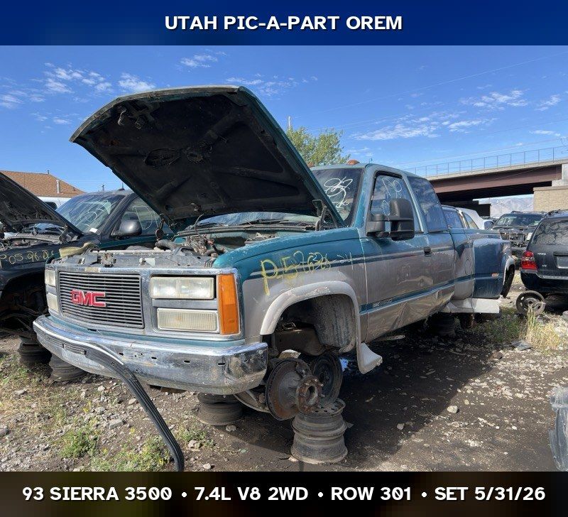 1993 GMC Sierra 3500 Parts - UTPAP Orem