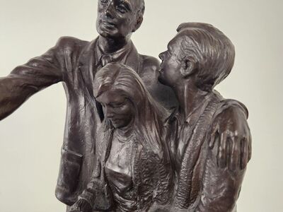 Karl A. Quilter Sculpture "The Teacher" LDS 23lbs