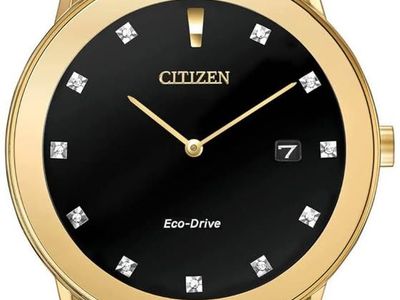 Citizen Eco-Drive Axiom Mens Watch, Stainless Steel - Gold (Used)