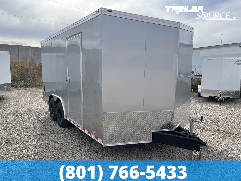 8.5x16 American Hauler Night Hawk Enclosed Cargo Trailer - 7'0" Interior - 12K GVWR Dovetail
