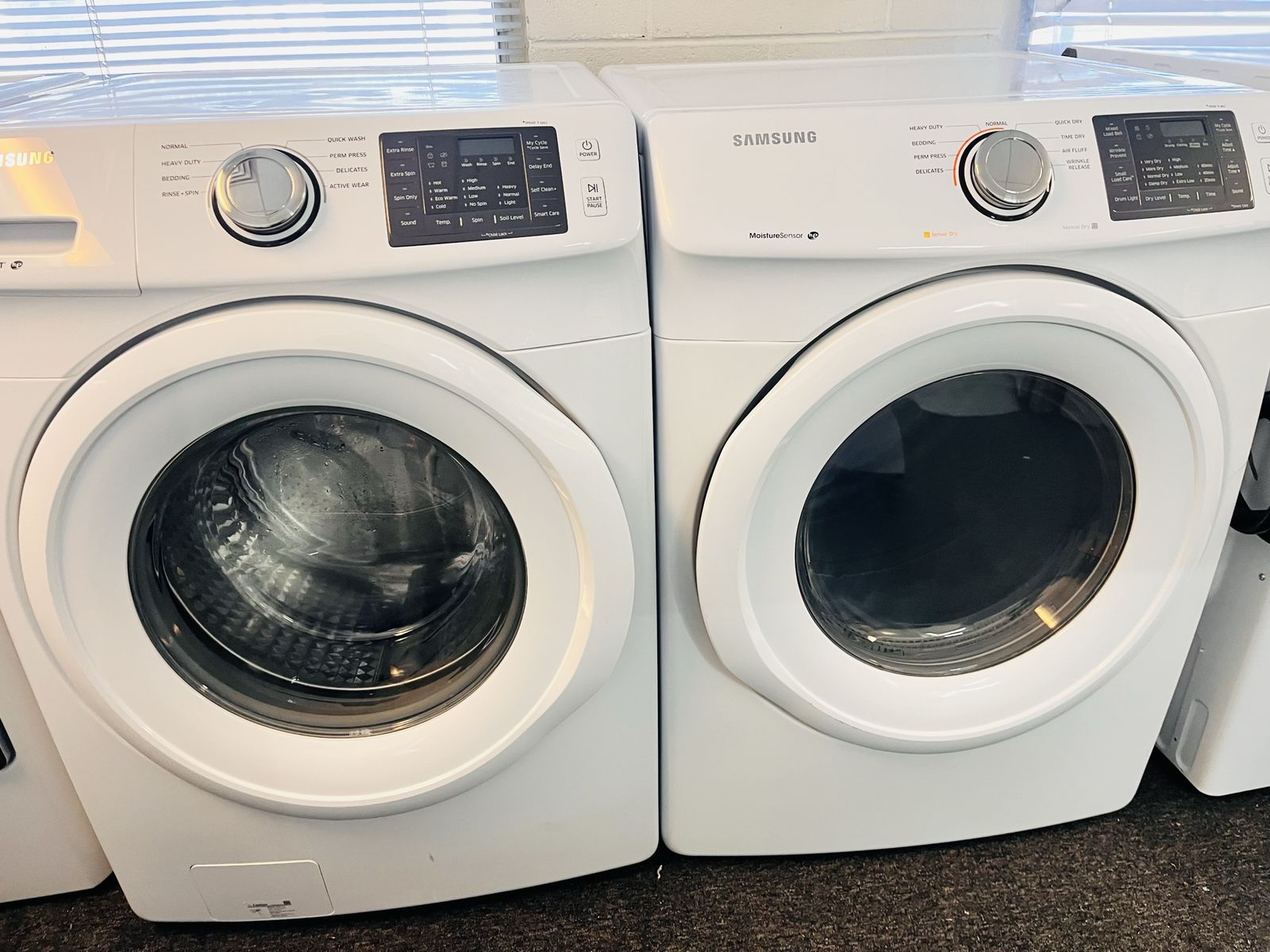 Samsung washer and dryer set