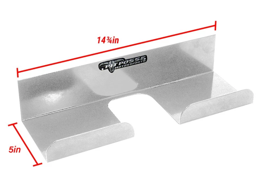Pit Posse Push Broom Hanger Silver