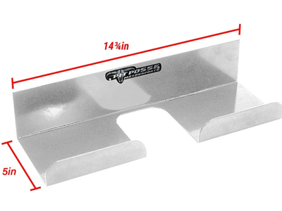 Pit Posse Push Broom Hanger Silver