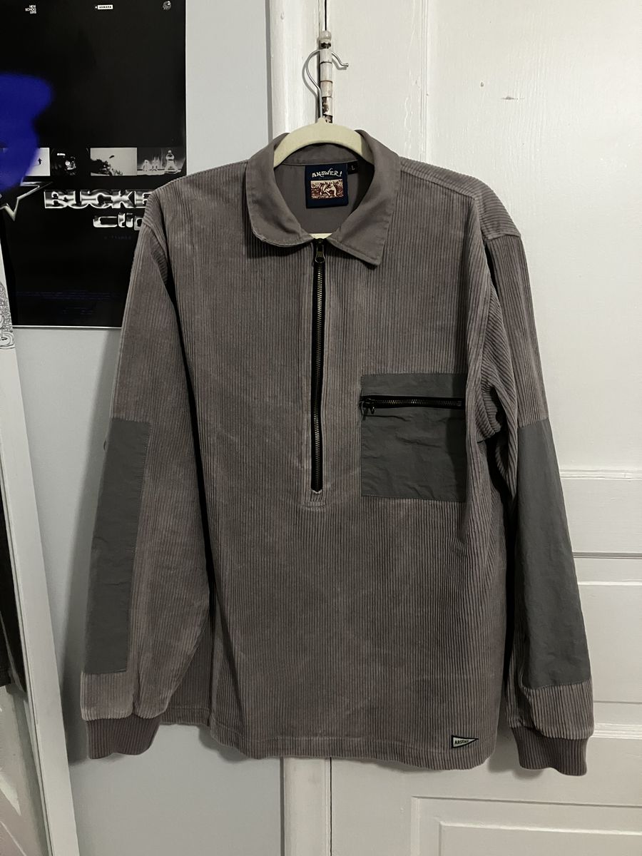 Large Arsenic Corduroy Top