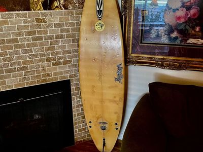 72" Long Kayson Surfboard (used as office decor) $150