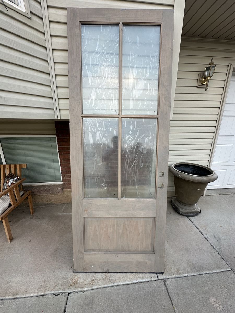 8’0 x 3’0 alder door