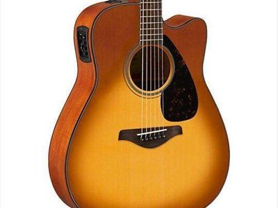 PRICE REDUCED!!!!!
Yamaha FGX800C Acoustic-Electric Guitar - Sand Burst - 6-String Acoustic With Cahaya Thick Padded Gig Bag