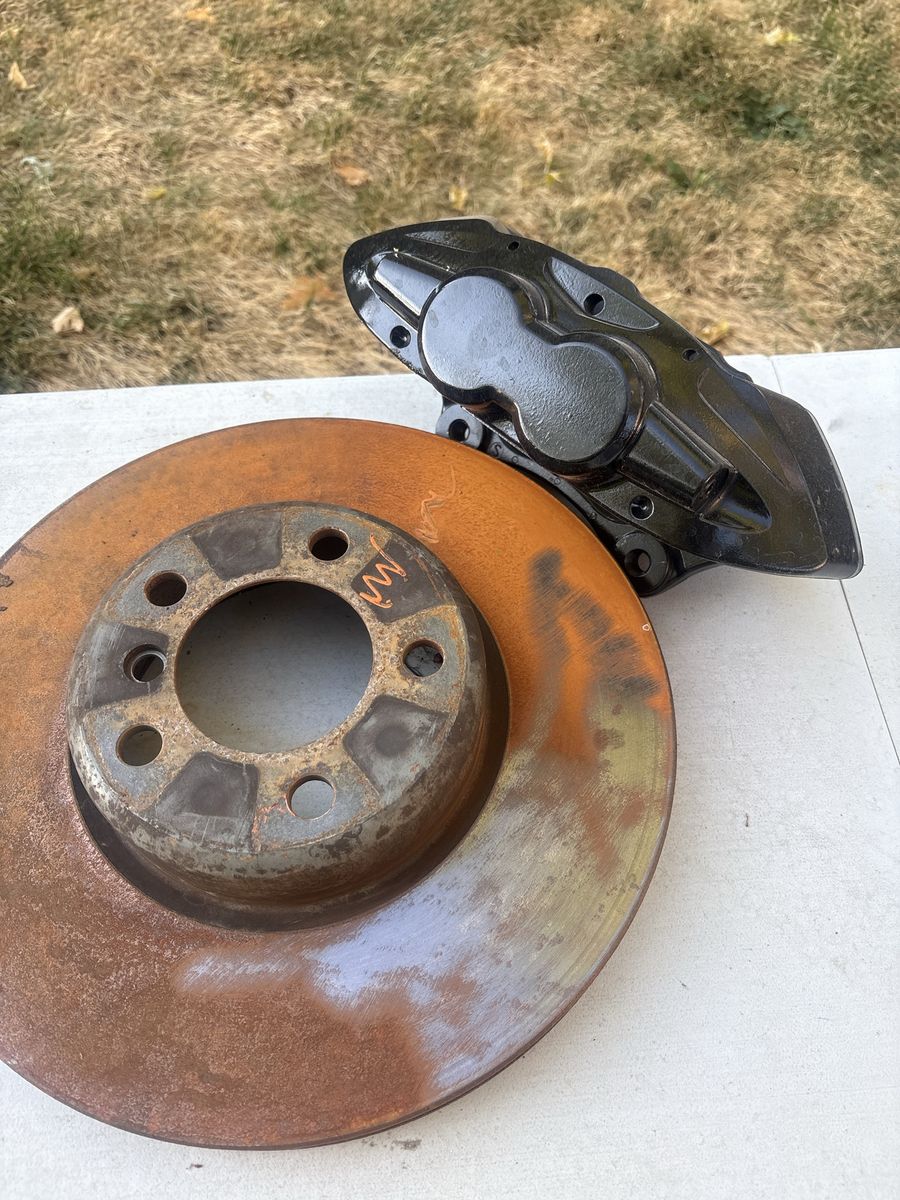Used Car Brake Rotor and Caliper with Pads