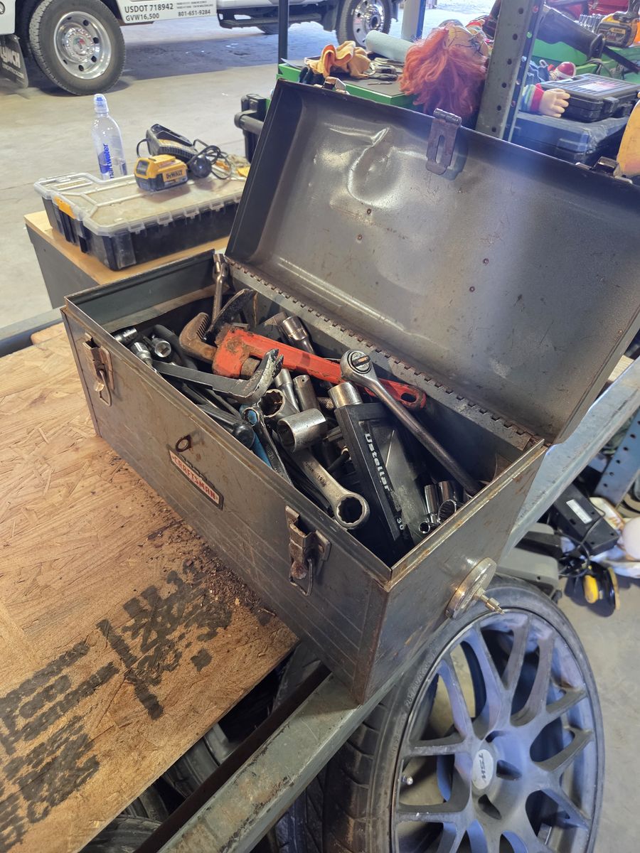 Tool box full of random tools