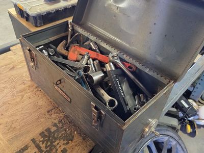 Tool box full of random tools