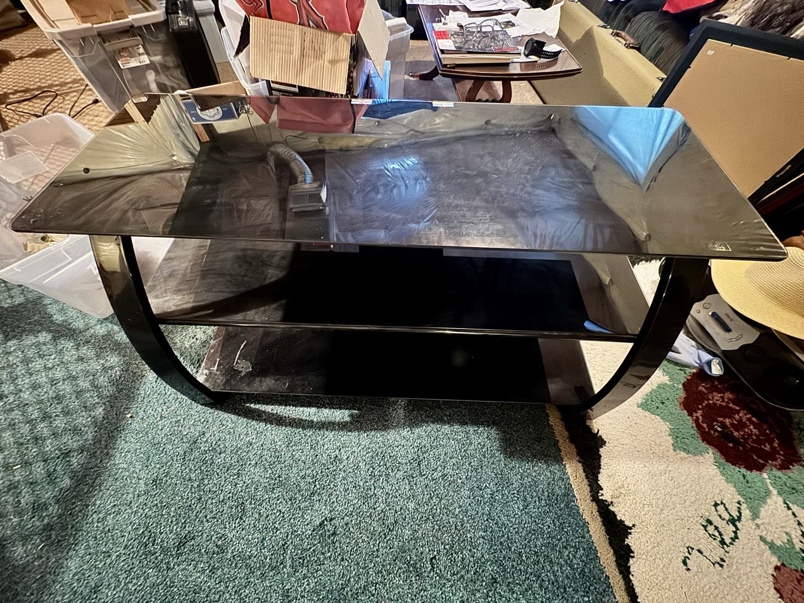 Glass TV Stand