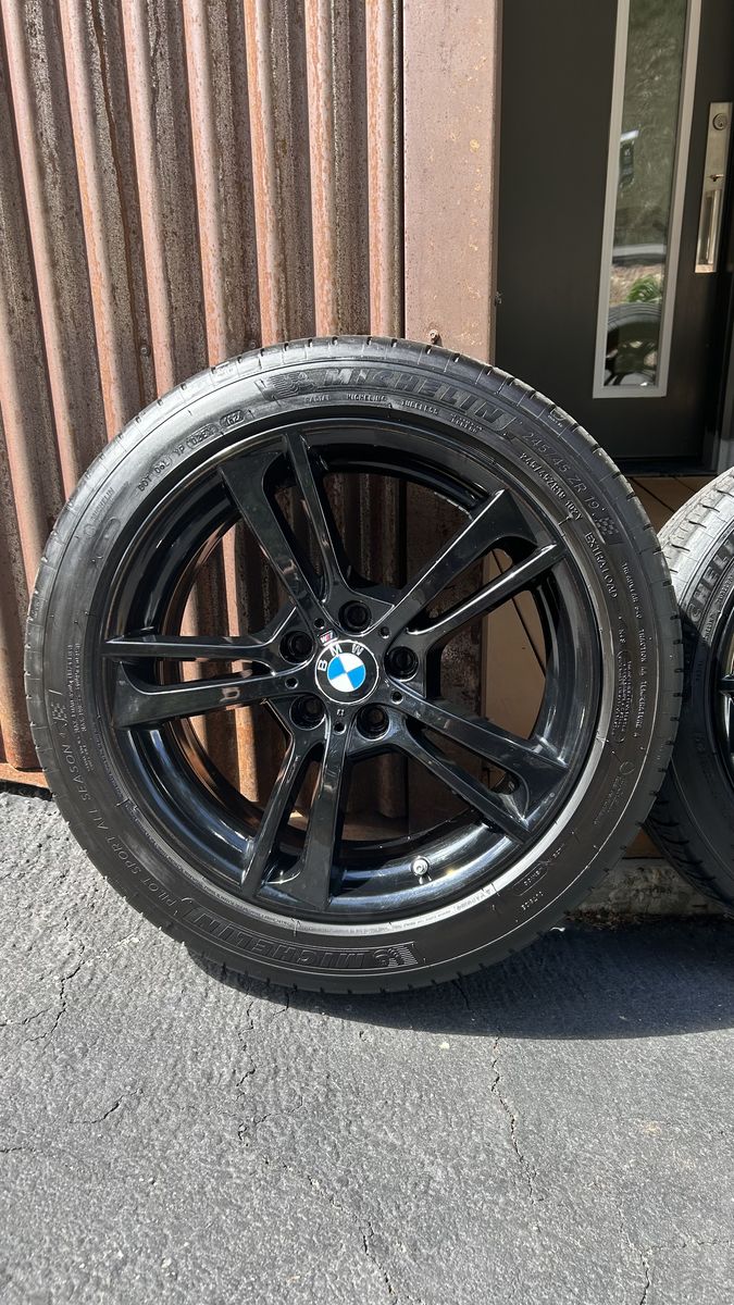 19" OEM BMW Black M Sport Wheels - Set of 4