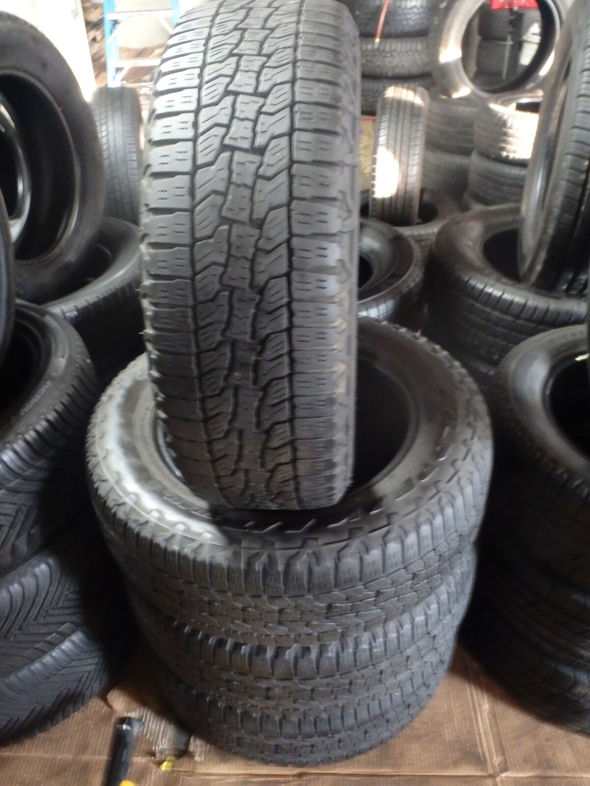 225/65R17 FALKEN WILDPEAK A/T TRAIL SET OF USED TIRES