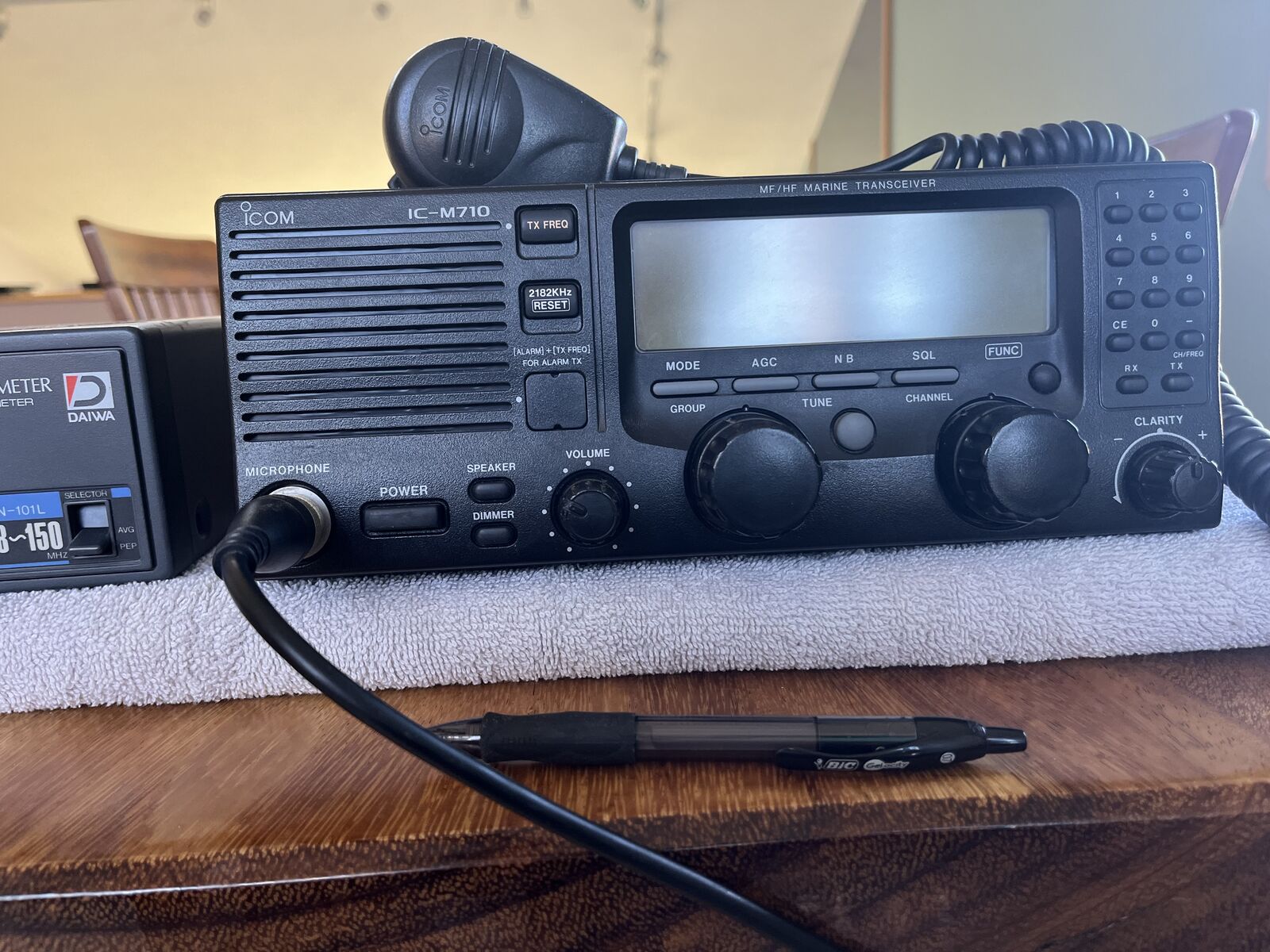 ICOM IC-M710 marine single side band (SSB) radio equipment