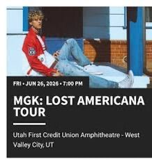 MGK PIT TICKETS X2