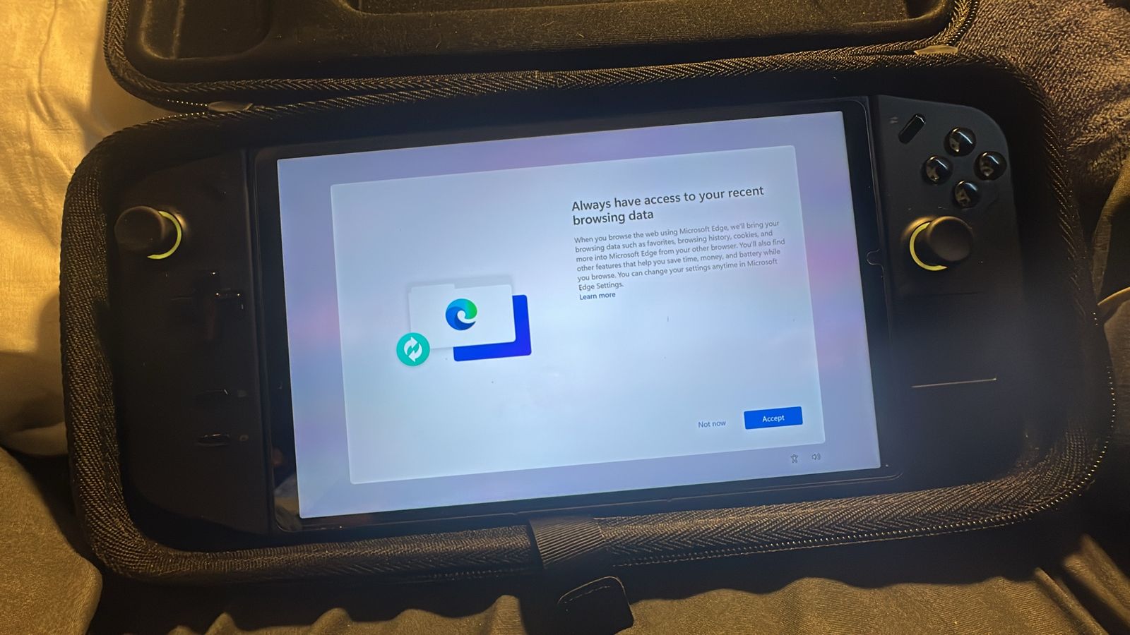 Lenovo Legion Go 1TB Handheld Gaming Console with Carrying Case