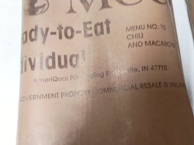2 2002-2003 collectable MREs sealed never opened