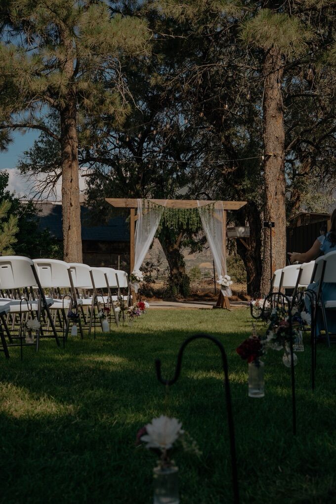 Elegant Wooden Wedding Arch FOR RENT