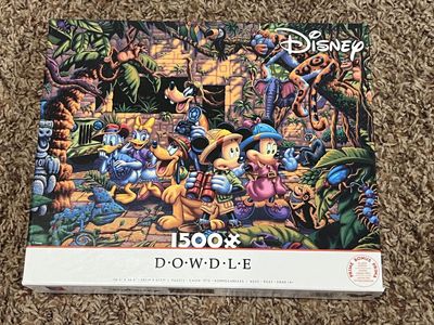 Dowdle Disney Mickey Mouse Jungle 1500 Piece Puzzle