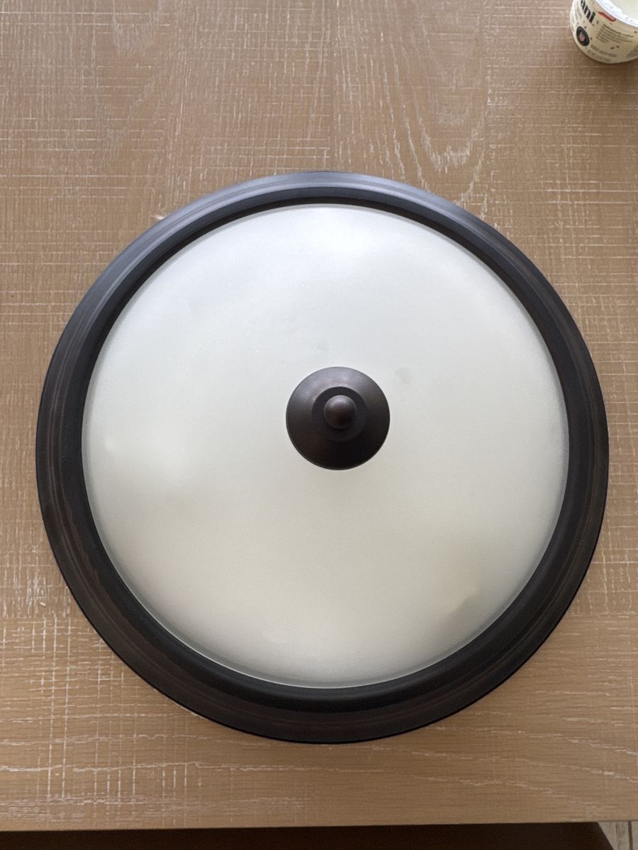 Flush Mount Ceiling Light Fixture Bronze Finish White Glass Dome